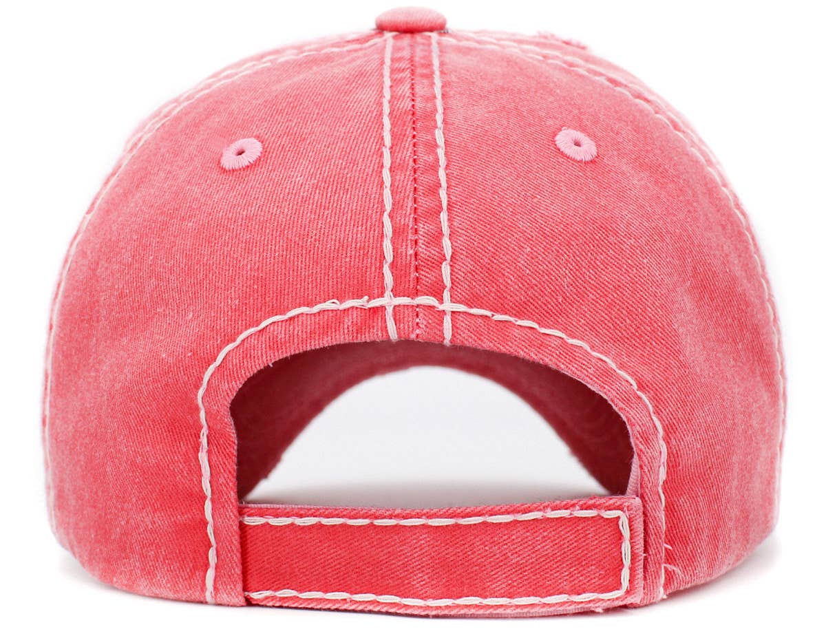 Peace Love Dogs Vintage Ballcap