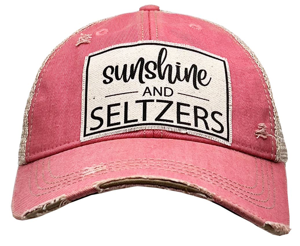 Sunshine & Seltzers Women's Trucker Hat Baseball Cap