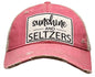 Sunshine & Seltzers Women's Trucker Hat Baseball Cap