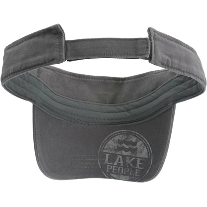 Lake People - Dark Gray Adjustable Visor Hat