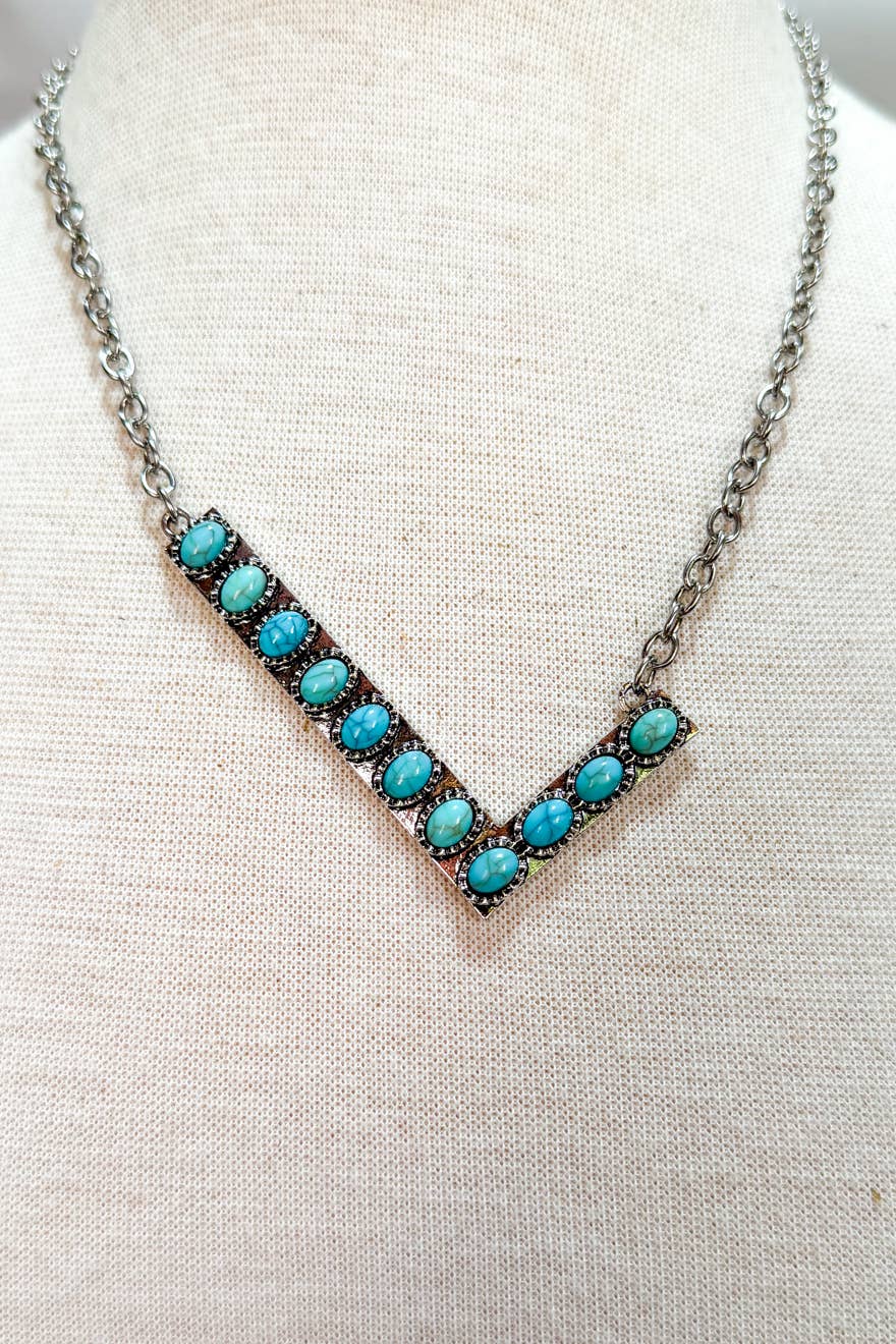 Blaze Initial Necklace-Silver
