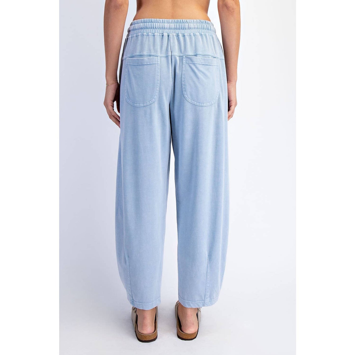 Mineral Washed Cotton Barrel Pant P6455