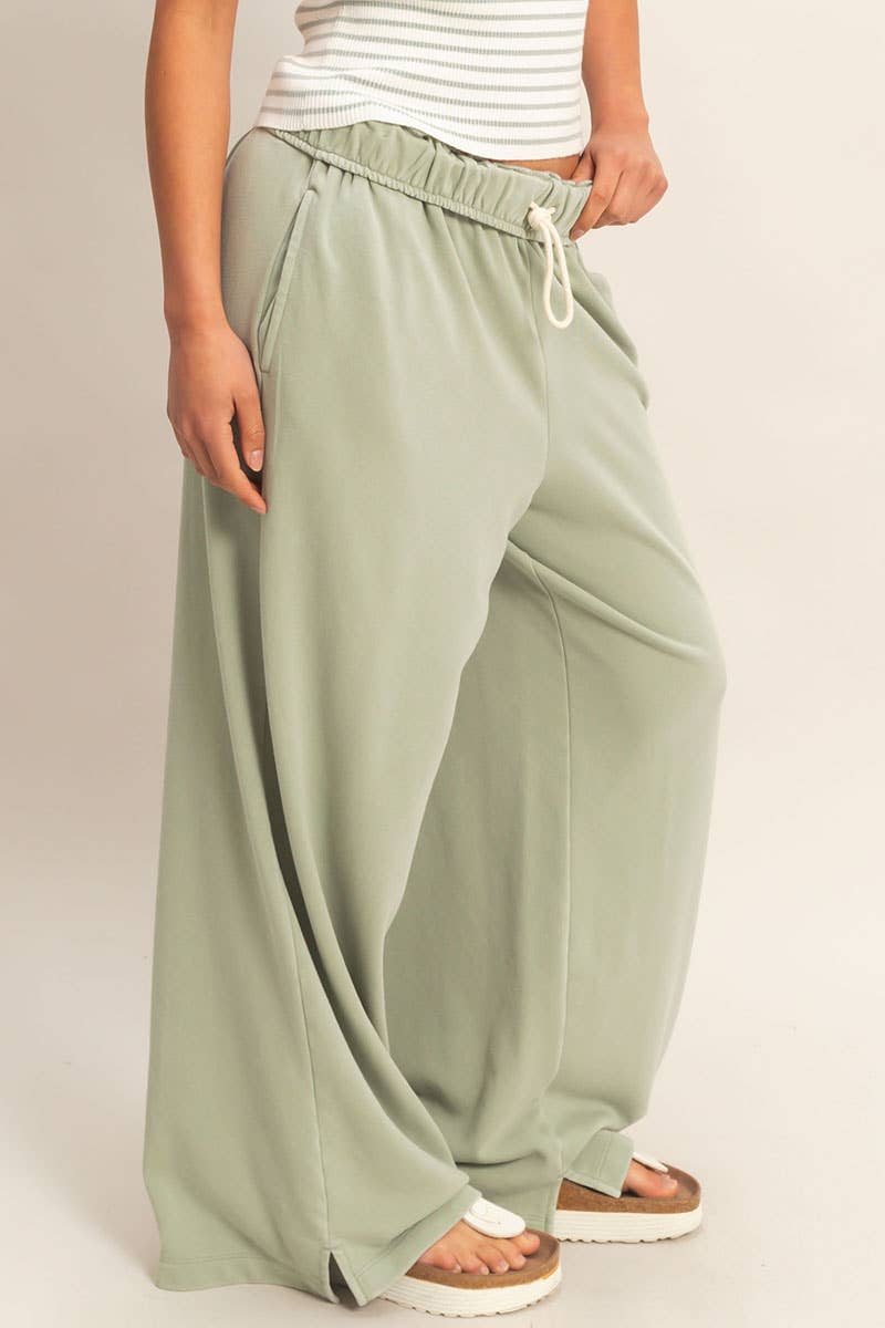 Hyfve DZ26A684 Wide Leg Sweatpants