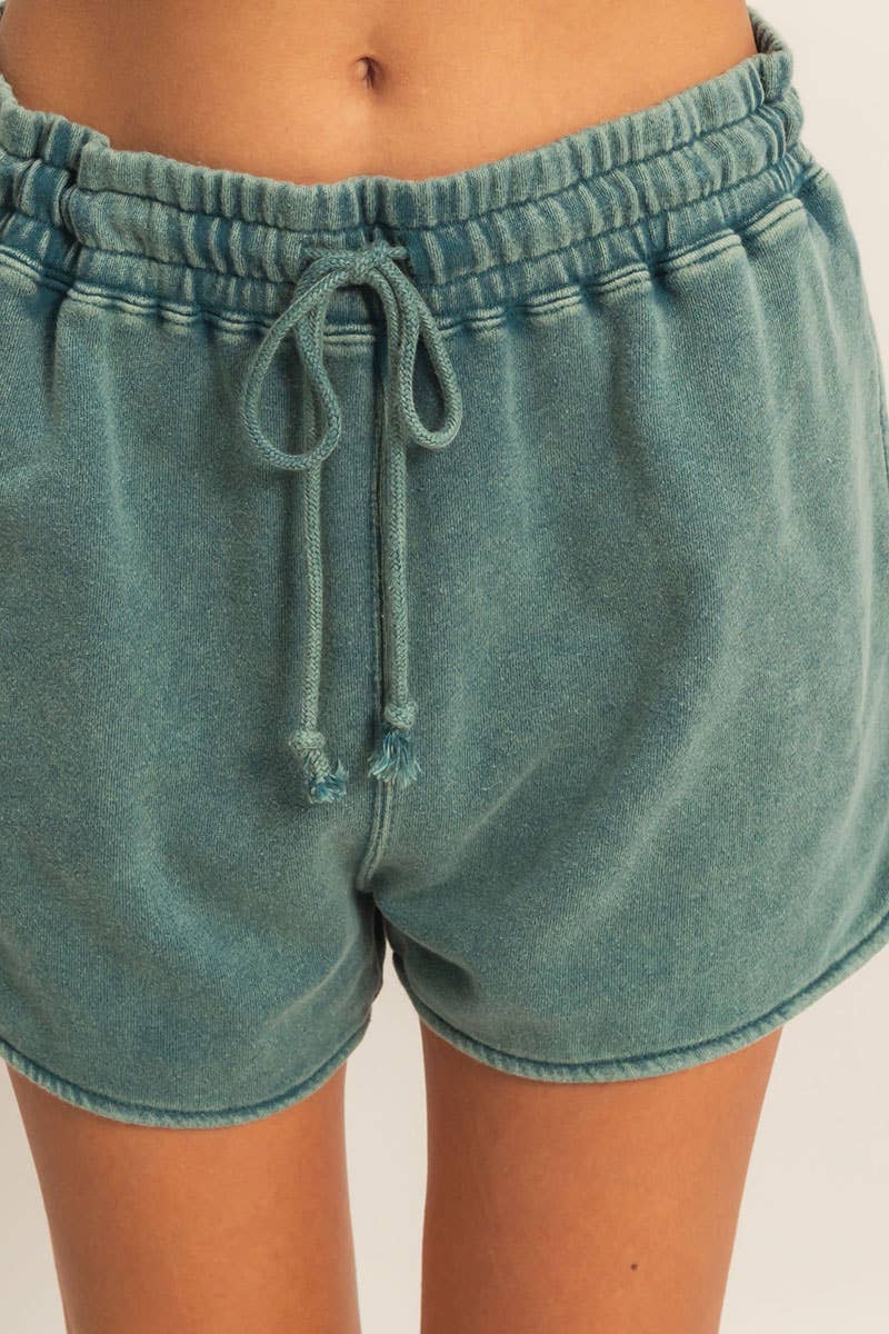 Hyfve DZ26A266 Relaxed Drawstring Shorts