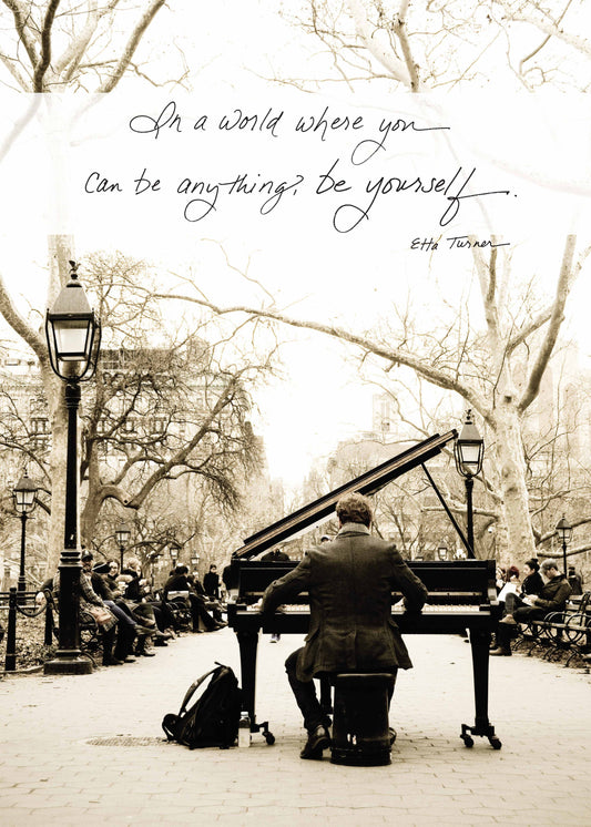 499c: In a World Where You Can Be Anything, Be Yourself. - E