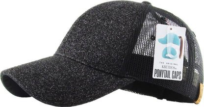 Glitter Meshback Baseball Cap