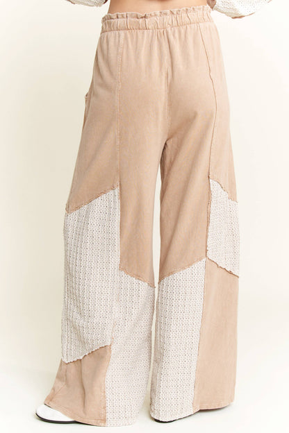 Mineral Wash WaveKnit Jacquard Pants HP6104