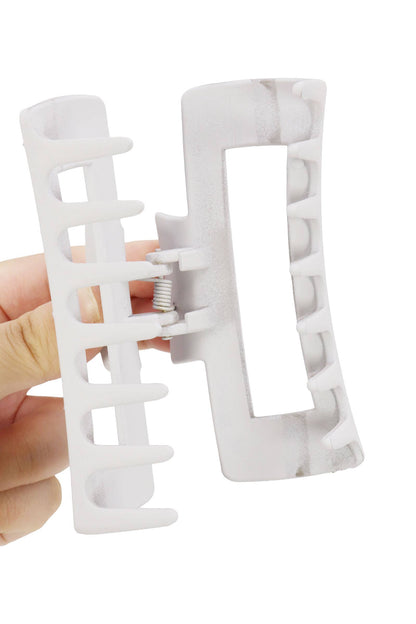 Bling Matte Hollow Block Hair Claw