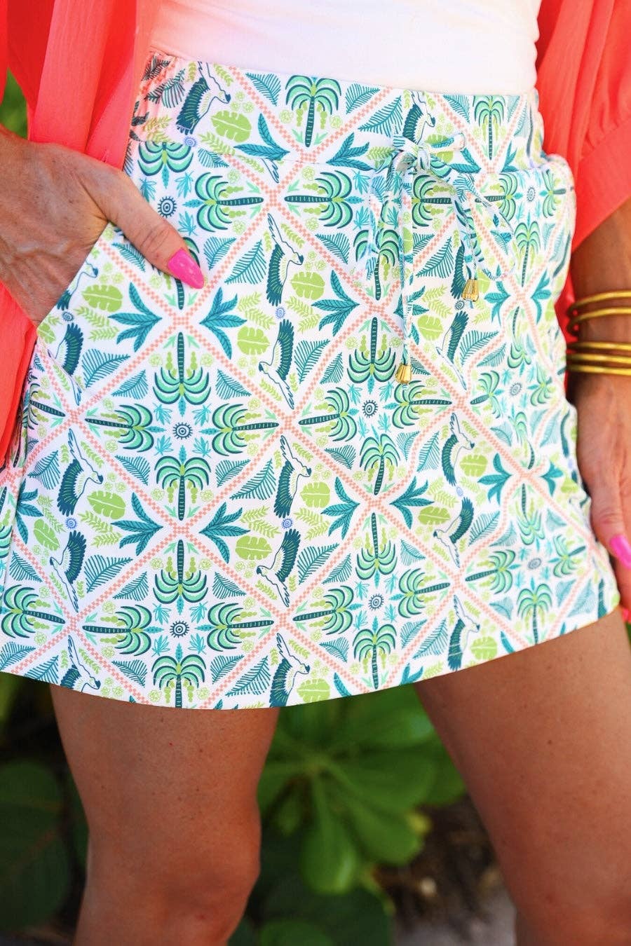 Palm Haven Skort