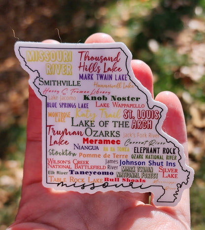 Missouri Recreation State Sticker