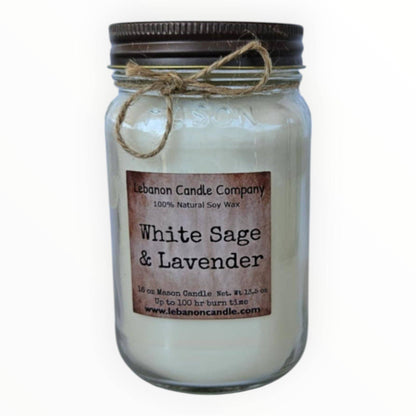 White Sage & Lavender Candle