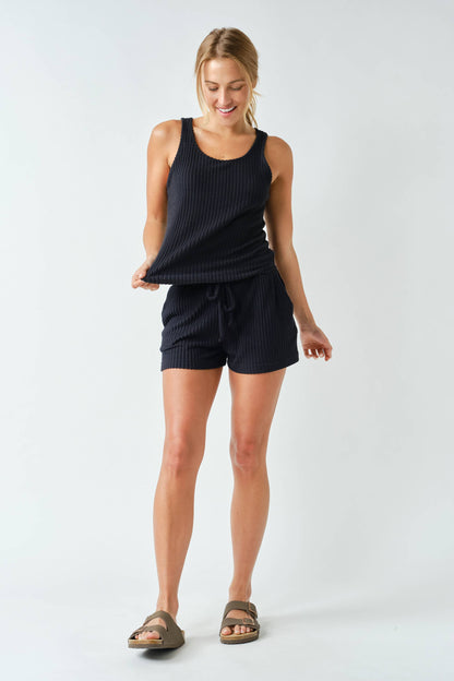 Mono B Rib Lounge Shorts (KP5871)