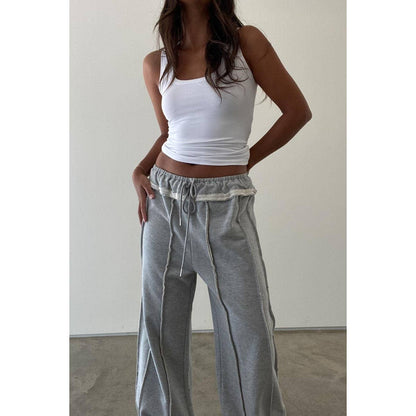 EXPOSED SEAM SWEATPANTS: M / H.GREY