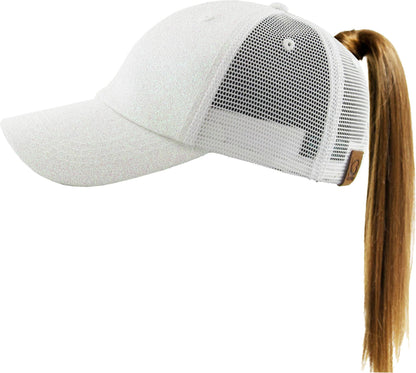 Glitter Meshback Baseball Cap