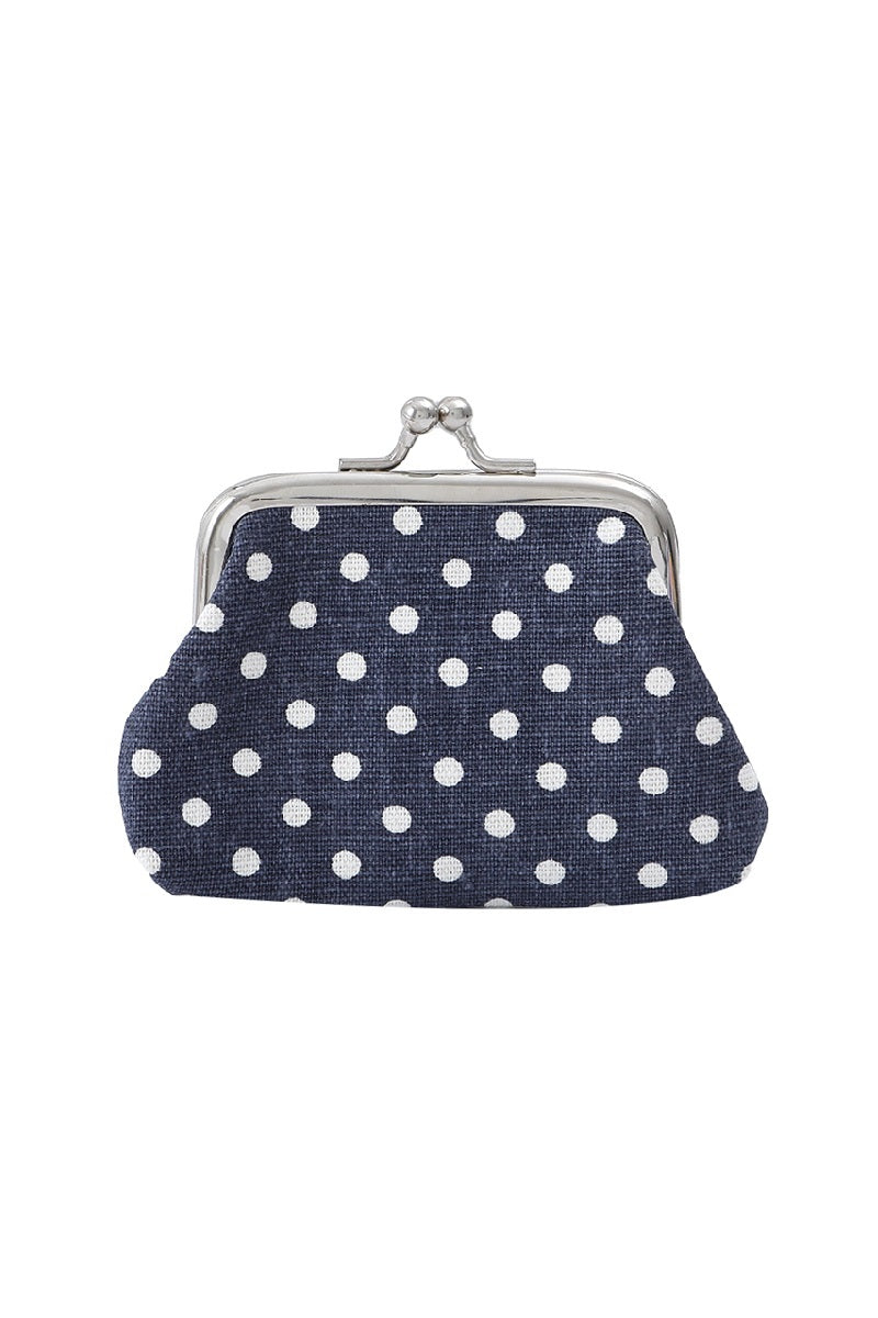 Zenana Polka Dot Kiss Lock Coin Purse UA-219