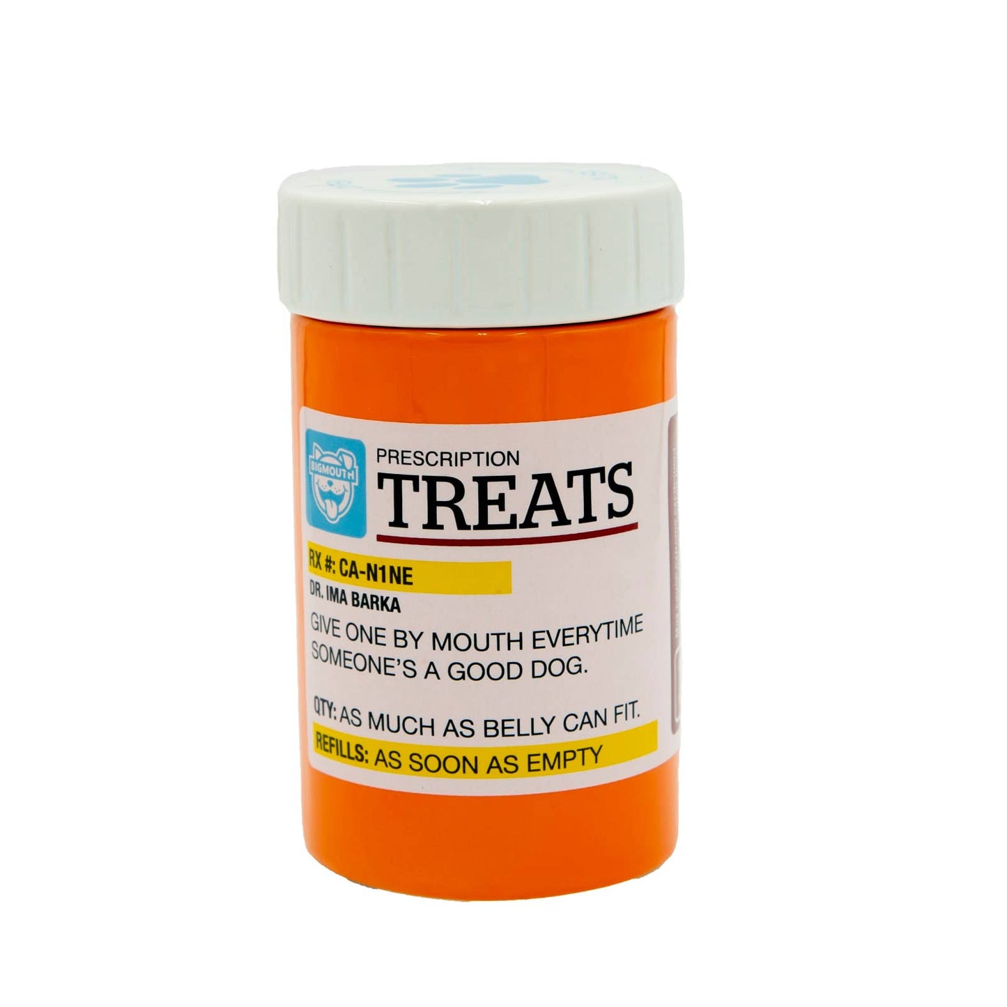 BigMouth Pets "Prescription" Treat Jar