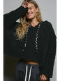 POL – Chenille V Neck Hoodie