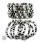 Five strand burnished pearl bracelet set