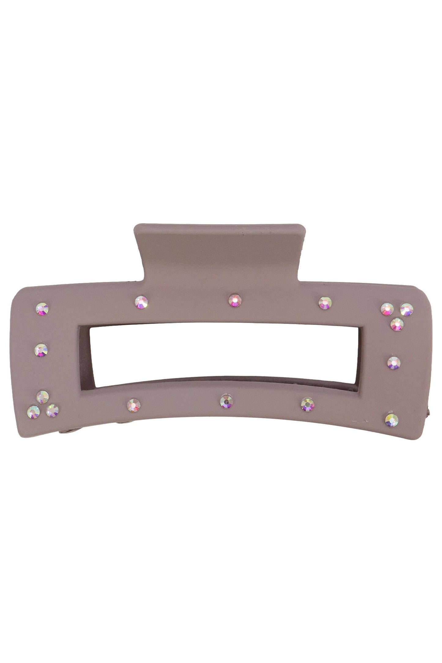 Bling Matte Hollow Block Hair Claw
