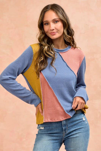 LMT4804-Bold and basic cut ou rib top