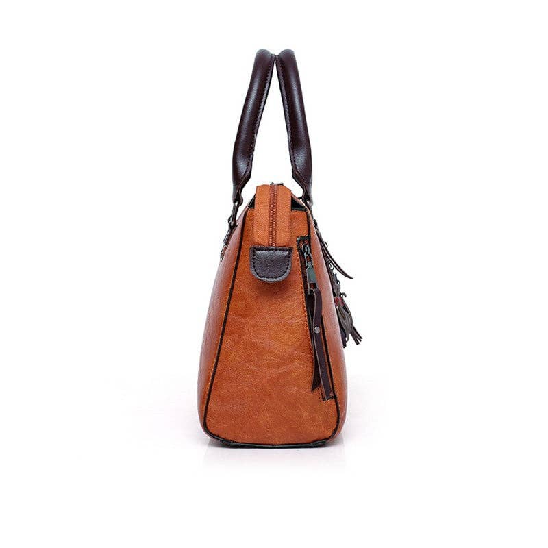 Wholesale Fashion Women Shoulder Tote Hand Bag Pu Leather Ladies 4 In 1 Set Handbags