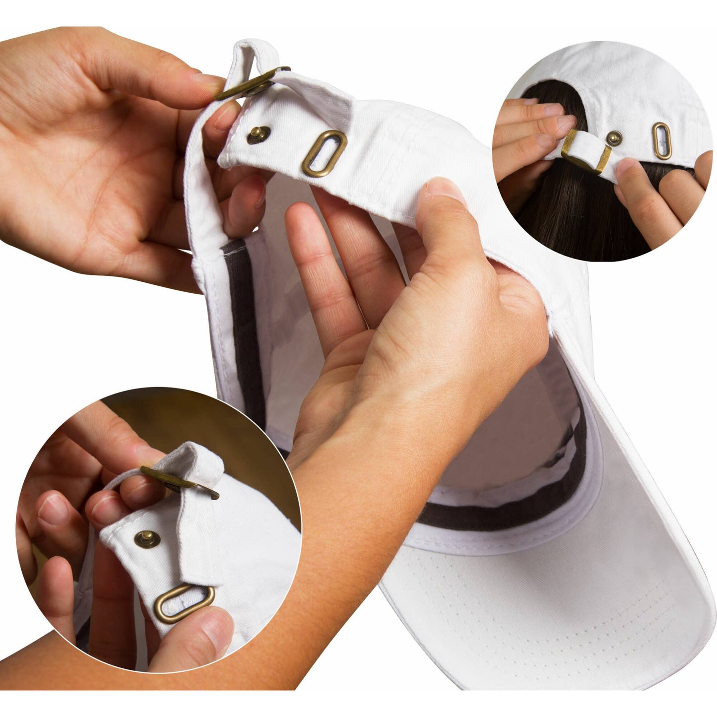 Lake People - White Adjustable Hat