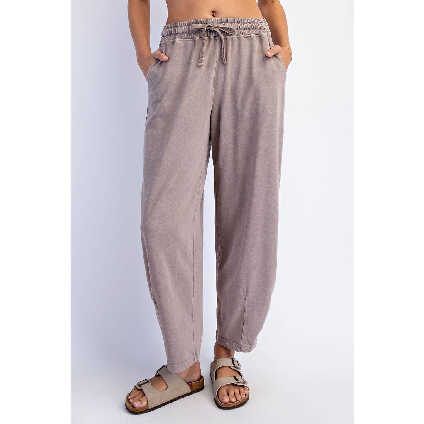 Mineral Washed Cotton Barrel Pant P6455