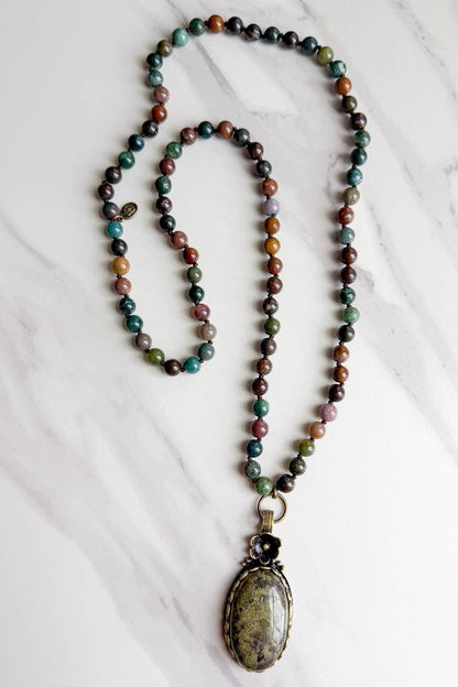 Florette Necklace- India Agate