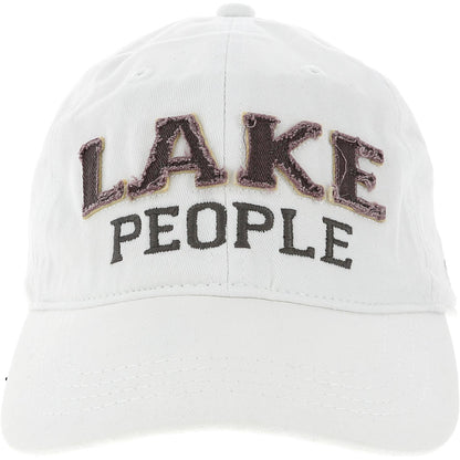 Lake People - White Adjustable Hat