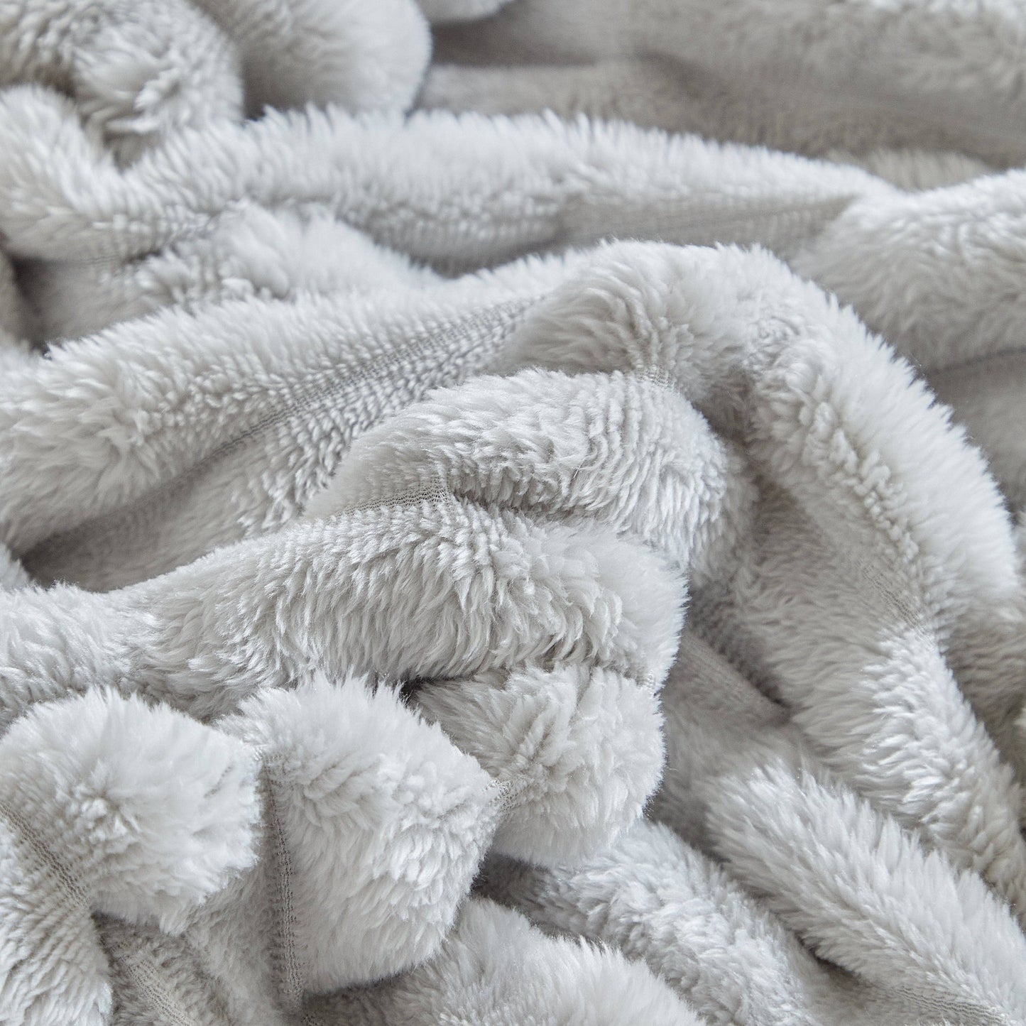 Stripe Fleece Throw – Ultra Plush Ribbed Blanket with 1.6" Wide Channel Texture