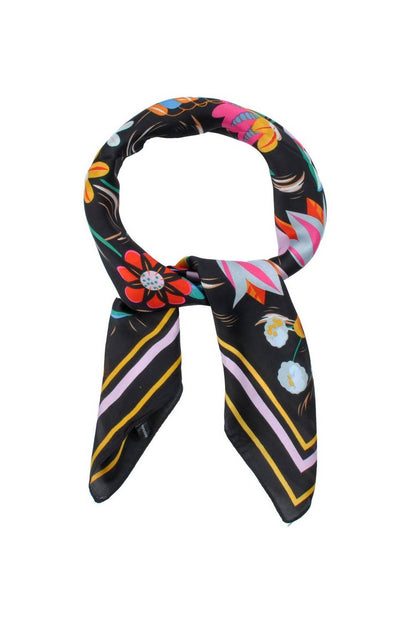 BS0047 Multi Color Flower Print Bandana