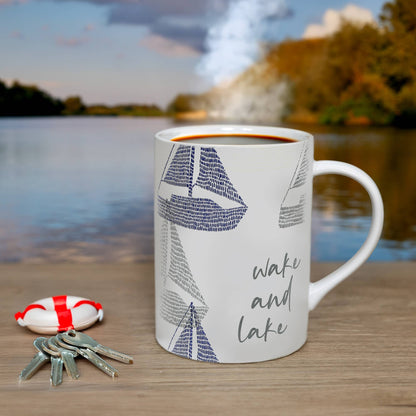 Wake and Lake - 18 oz Mug