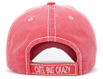 Cute But Crazy Vintage Ballcap