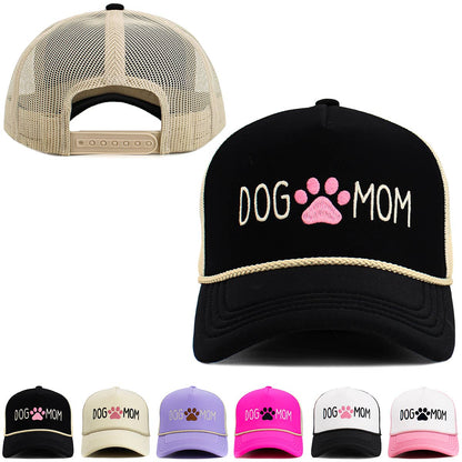 Dog Mom Foam Trucker Mesh Cap