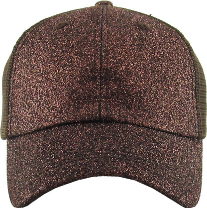 Glitter Meshback Baseball Cap