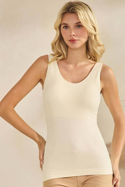 Yelete Seamless Reversible Tank w/ Built-In Bra