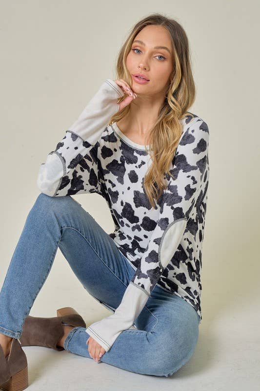 LMT3553-Lulas animal print sweatshirt