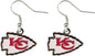 NFL Kansas City Chiefs Logo Dangle Earrings