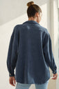 Women's Corduroy Button Up Shacket Fall Style TP2583