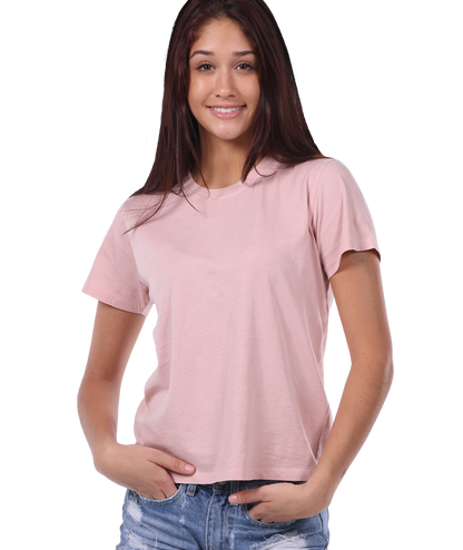 Ladies Jersey Crew Neck Cu-Tee