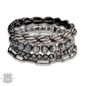 Western burnished metal bracelet set