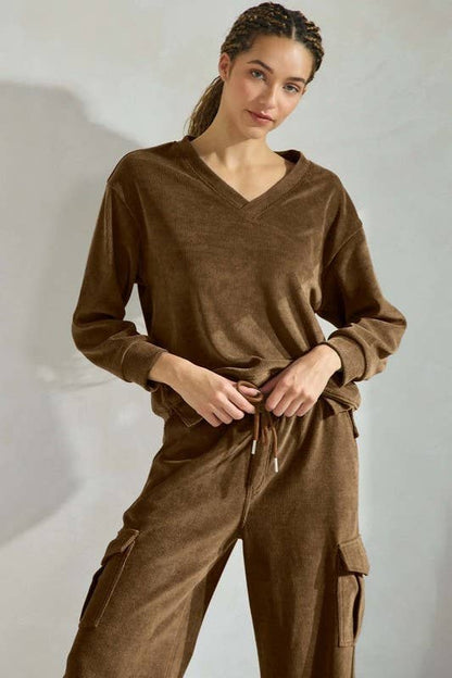 Women's Corduroy Cargo Pant