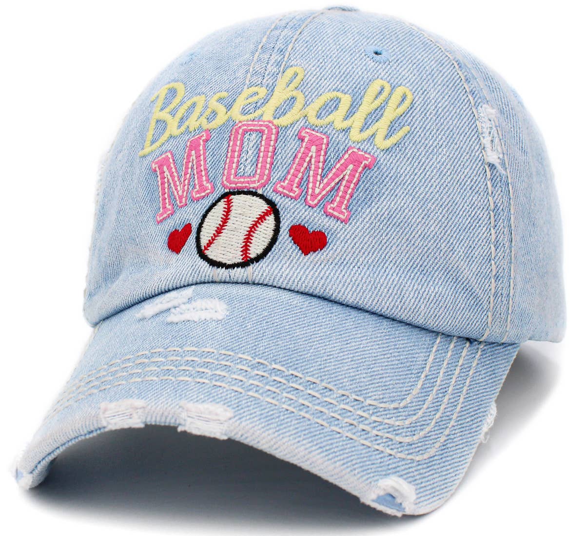 Baseball Mom Washed Vintage Ballcap