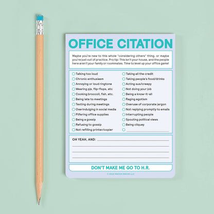 Office Citation Nifty Note (Pastel Version)