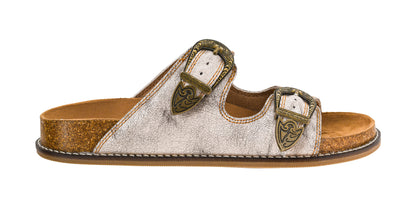 Corkys Atta Girl Cream Crackle Shoes