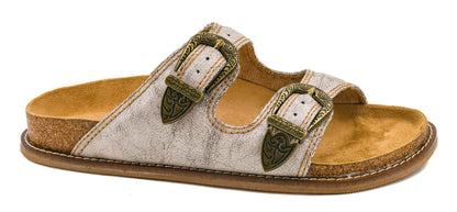 Corkys Atta Girl Cream Crackle Shoes