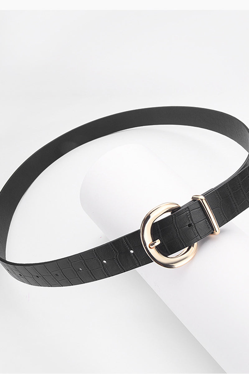 Zenana Gold Pin Buckle Fashion Belt U-436