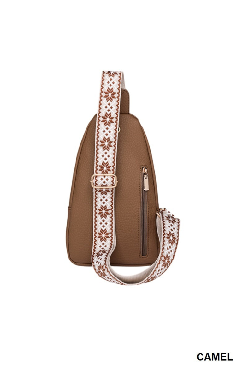 Vegan Crossbody Sling Chest Pack Bag