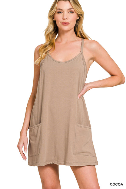 Mini Dress with built in romper liner