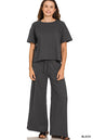 Zenana Cotton Slub Pants